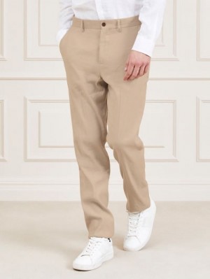 Pantalones Guess Marciano Regular Fit Hombre Beige | SE-779307