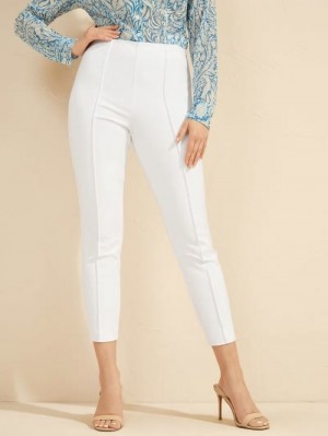 Pantalones Guess Marciano Skinny Fit Mujer Blancos | SE-610916