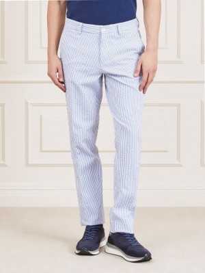 Pantalones Guess Marciano Striped Hombre Azules | SE-185134