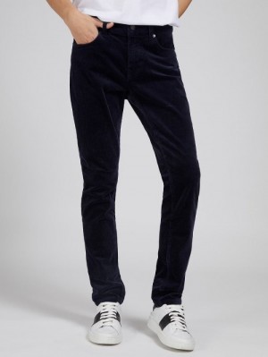 Pantalones Guess Skinny Fit Hombre Azules | SE-354700