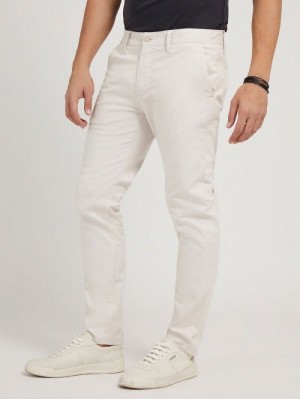 Pantalones Guess Slim Fit Hombre Grises | SE-323798