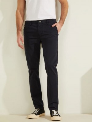 Pantalones Guess Slim Hombre Azules | SE-324596