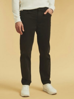 Pantalones Guess Slim Hombre Negros | SE-495259