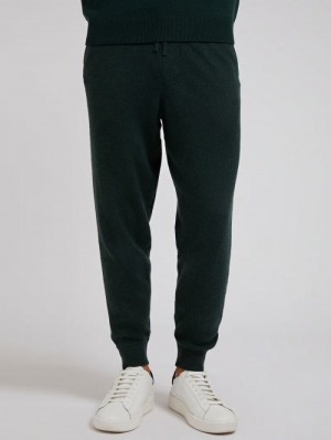 Pantalones Guess Wool Blend Hombre Verdes | SE-543461