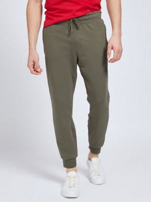 Pantalones Jogger Guess Fleece Jogger Pant Hombre Verdes | SE-319548