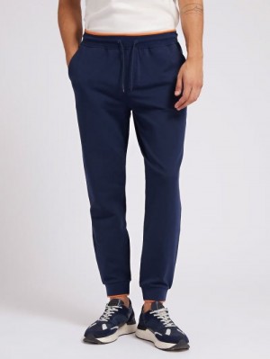 Pantalones Jogger Guess Side Logo Jogger Pant Hombre Azules | SE-790261