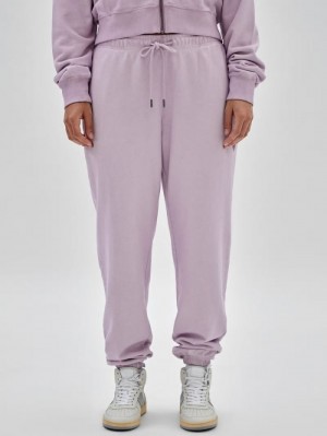 Pantalones Jogger Guess Small Triangle Logo Joggers Mujer Lilac | SE-940753