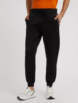 Pantalones Jogger Guess Tech Scuba Jogger Pant Hombre Negros | SE-053270