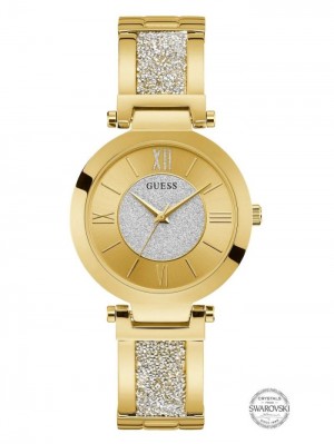 Relojes Guess Classic Case Logo Mujer Dorados | SE-094873