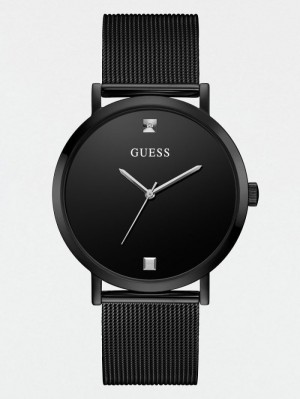 Relojes Guess Diamond Analogue Hombre Plateados | SE-585967