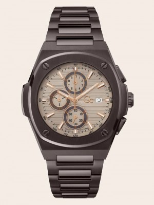 Relojes Guess GC Steel Chronograph Hombre Marrom | SE-063490