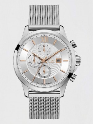 Relojes Guess GC Steel Chronograph Hombre Marrom | SE-637128