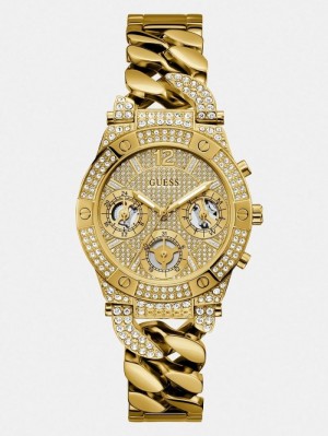 Relojes Guess Multi-function Crystal Mujer Plateados | SE-682537