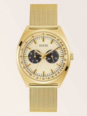 Relojes Guess Stainless Steel Multi-function Hombre Plateados |