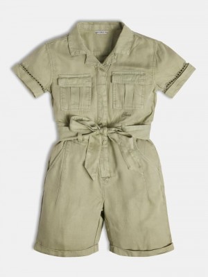 Rompers Guess Lyocell Niños Verdes | SE-879408