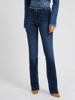 Ropa Guess Bootcut Mujer Azules | SE-602334