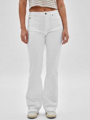 Ropa Guess Bootcut Mujer Blancos | SE-294847