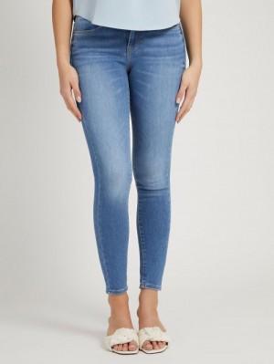 Ropa Guess Jegging Fit Mujer Azules | SE-625217