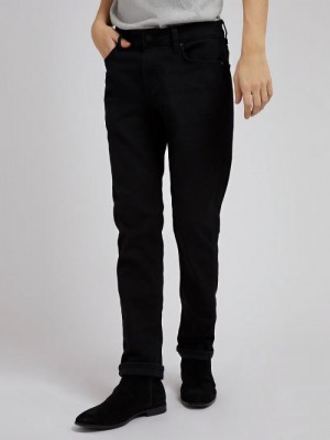 Ropa Guess Skinny Fit Hombre Negros | SE-119120