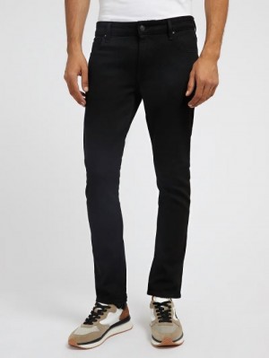 Ropa Guess Skinny Fit Hombre Negros | SE-661163