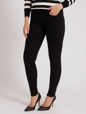 Ropa Guess Skinny Fit Mujer Negros | SE-773467