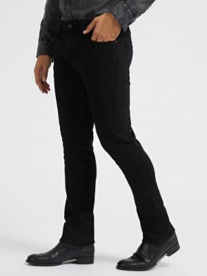 Ropa Guess Slim Fit Hombre Negros | SE-295173