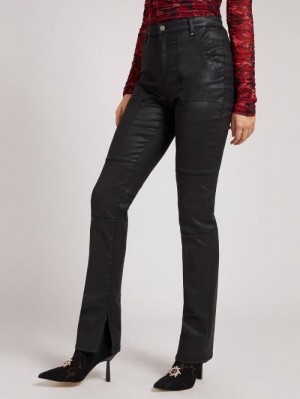 Ropa Guess Slim Fit Mujer Negros | SE-257393