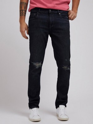 Ropa Guess Slim Tapered Fit Hombre Negros | SE-380596