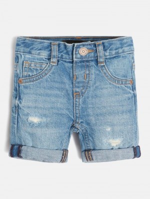 Short Guess Abrasions Niños Azules | SE-653568