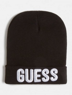 Sombreros Guess Front Logo Niños Negros | SE-396173