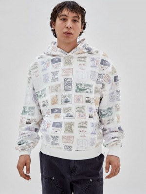 Sudaderas Guess Stamps Print Hombre Multicolor | SE-493668