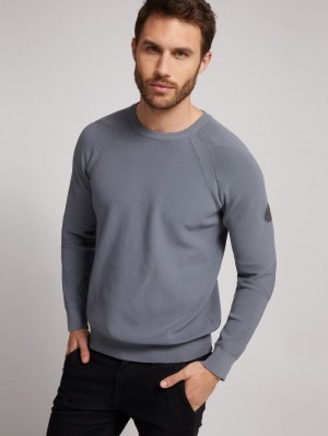 Suéteres Guess Crew Neck Hombre Marrom | SE-502971