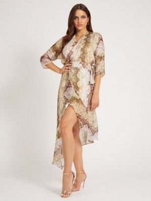 Vestido Guess All Over Print Mujer Animalier | SE-311750