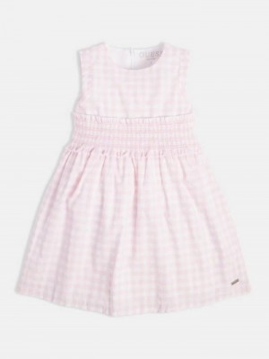 Vestido Guess All Over Print Niños Rosas | SE-344436