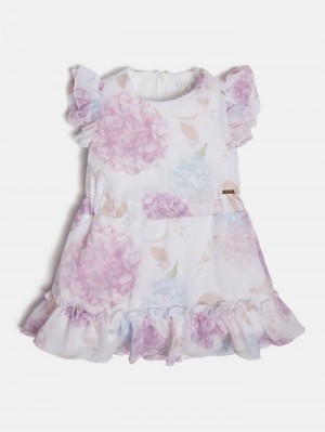 Vestido Guess All Over Print Niños Rosas | SE-993012