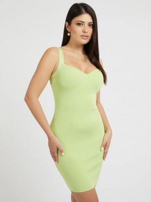 Vestido Guess Close-fitting Sweater Mujer Verdes | SE-289117