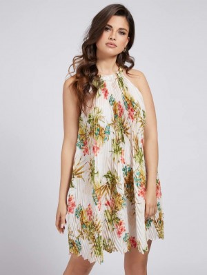 Vestido Guess Marciano Fit And Flare Mujer Floral Fantasy | SE-709645