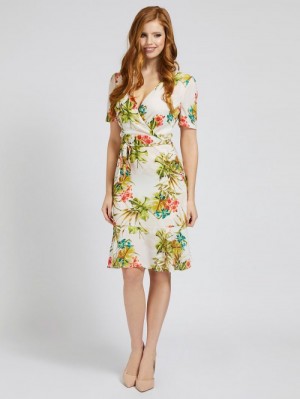 Vestido Guess Marciano Print Mujer Floral Fantasy | SE-284556