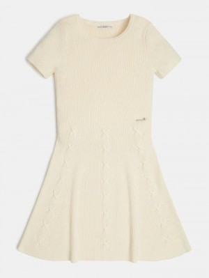 Vestido Guess Sweater Niños Creme | SE-044559