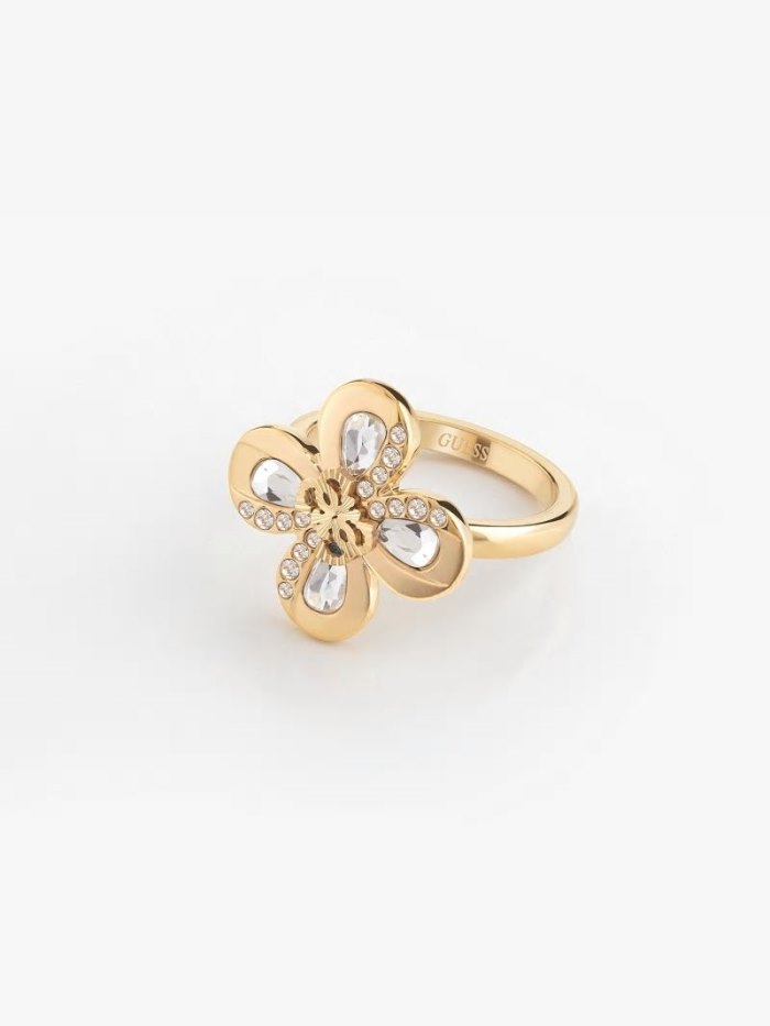 Anillo Guess Amazing Blossom Mujer Dorados | SE-228711