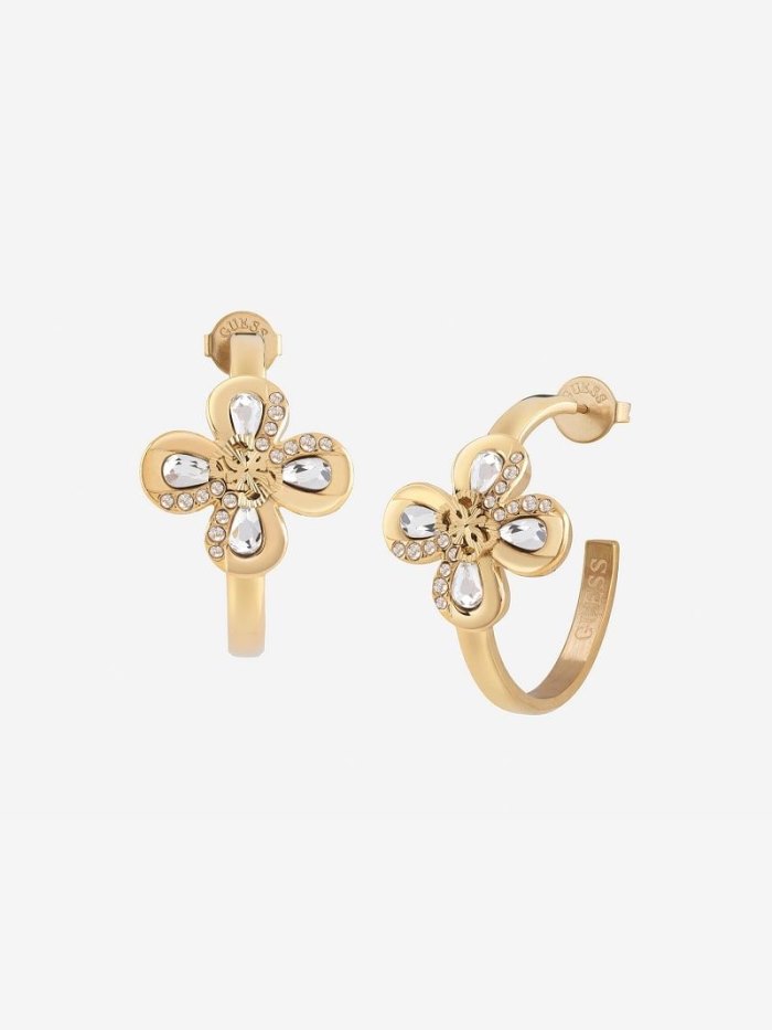 Aretes Guess Amazing Blossom Mujer Dorados | SE-464911