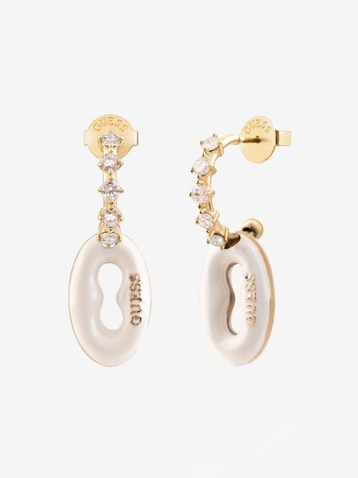 Aretes Guess Pop Links Mujer Dorados | SE-004106