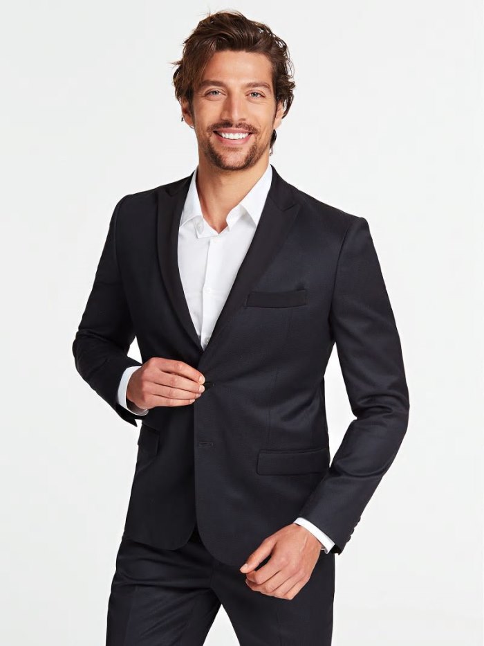 Blazers Guess Marciano Microdots Hombre Negros | SE-959174