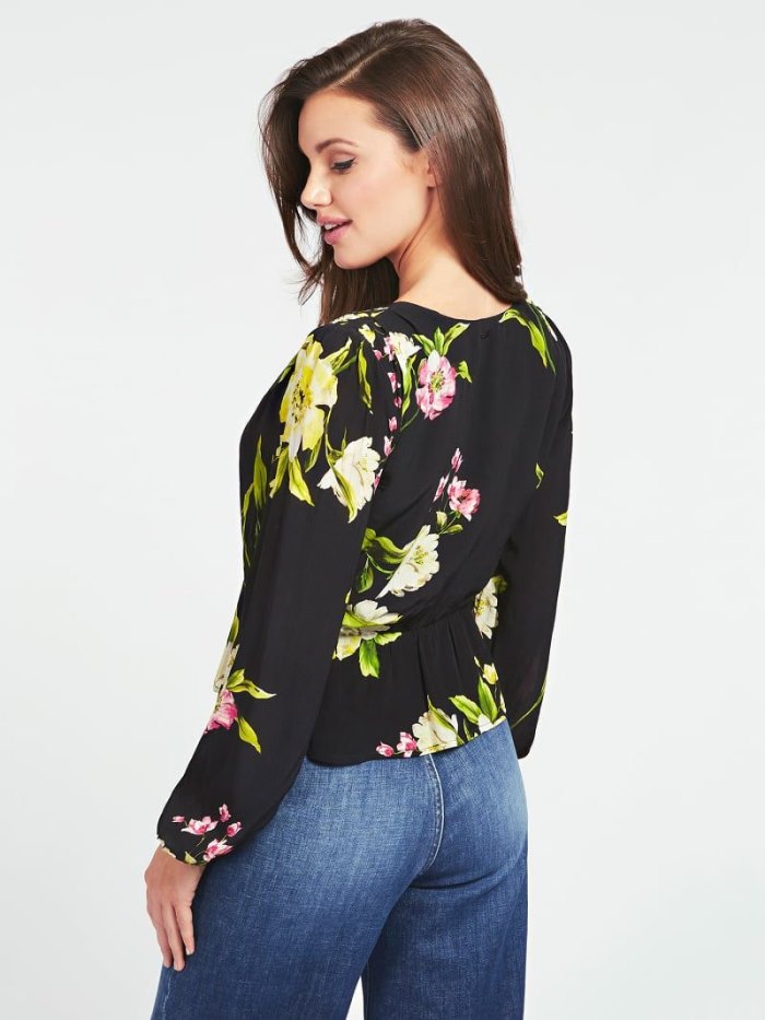 Blusa Guess All Over Print Mujer Floral Fantasy | SE-574943