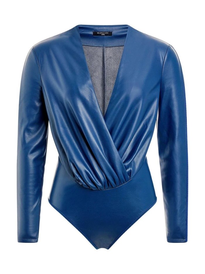 Body Guess Marciano Faux Leather Body Mujer Azules | SE-543039