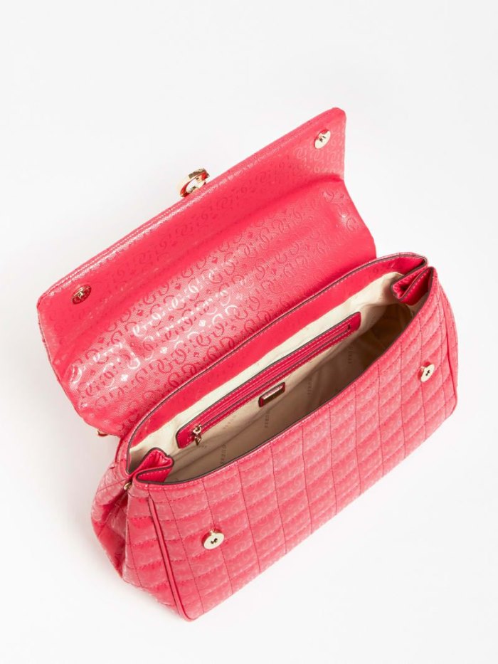 Bolsa De Hombro Guess Kobo 4g Logo Mujer Fucsia | SE-830684