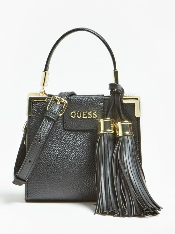 Bolsa de Mano Guess Ale Laccetti Mini Mujer Negros | SE-448903