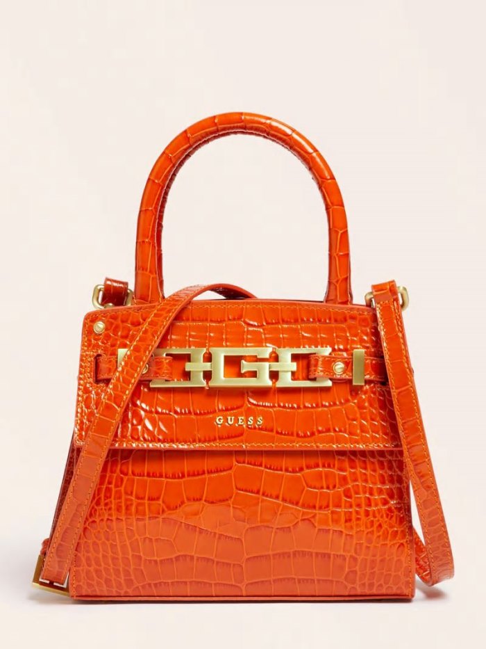 Bolsa de Mano Guess Cristina Mini Mujer Naranjas | SE-126270