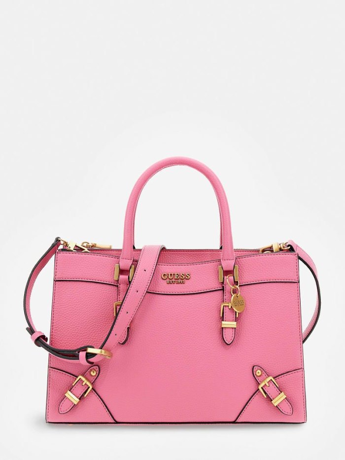 Bolsa de Mano Guess Didi Buckled Mujer Fucsia | SE-376209