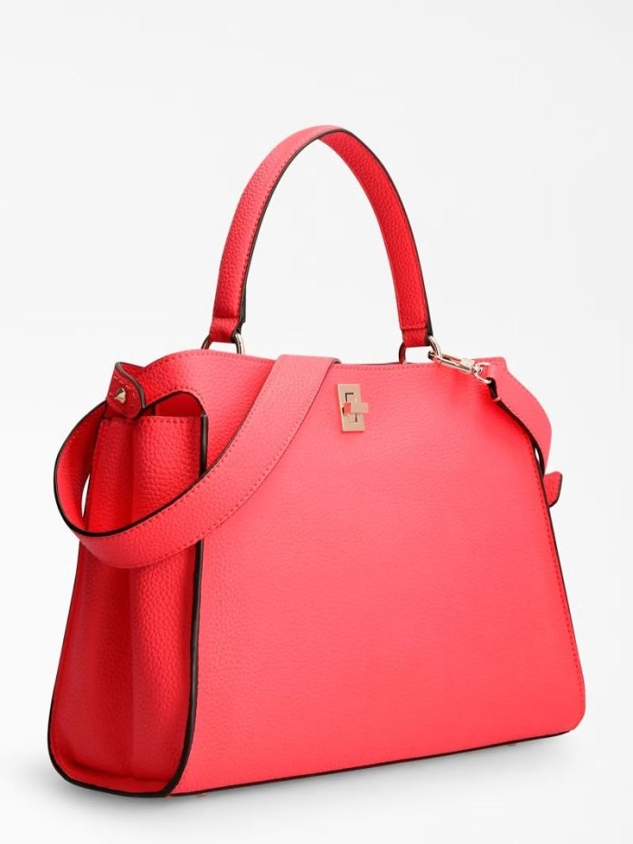 Bolsa de Mano Guess Downtown Chic Mujer Rosas | SE-510764